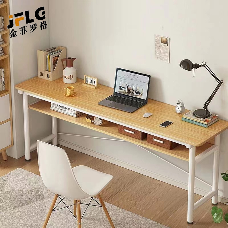 金菲罗格家用学习桌简易出租屋长条桌 140*40*74CM