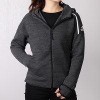 阿迪达斯(adidas)ZNE女士常规款连帽运动夹克外套DY5773