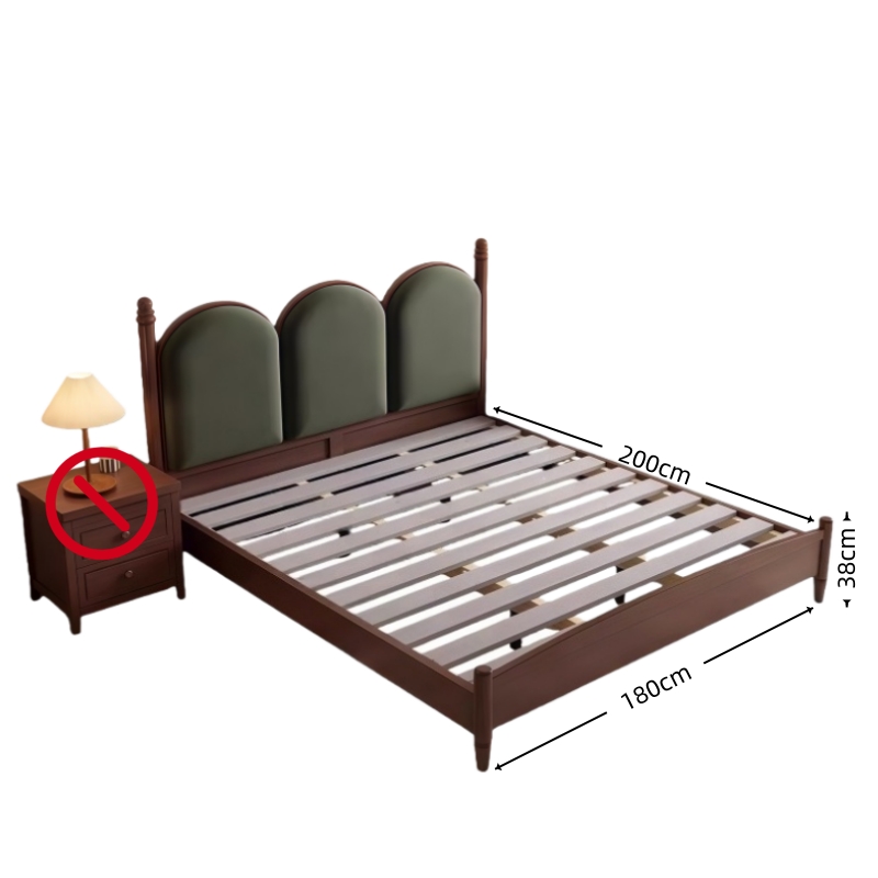 荺炬双人床1.8m床张高清大图