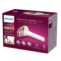 飞利浦(Philips)脉冲光脱毛器 BRI956 白色 激光脱毛高端家用脱毛仪 无水洗腋下手臂腿部除毛 美肤