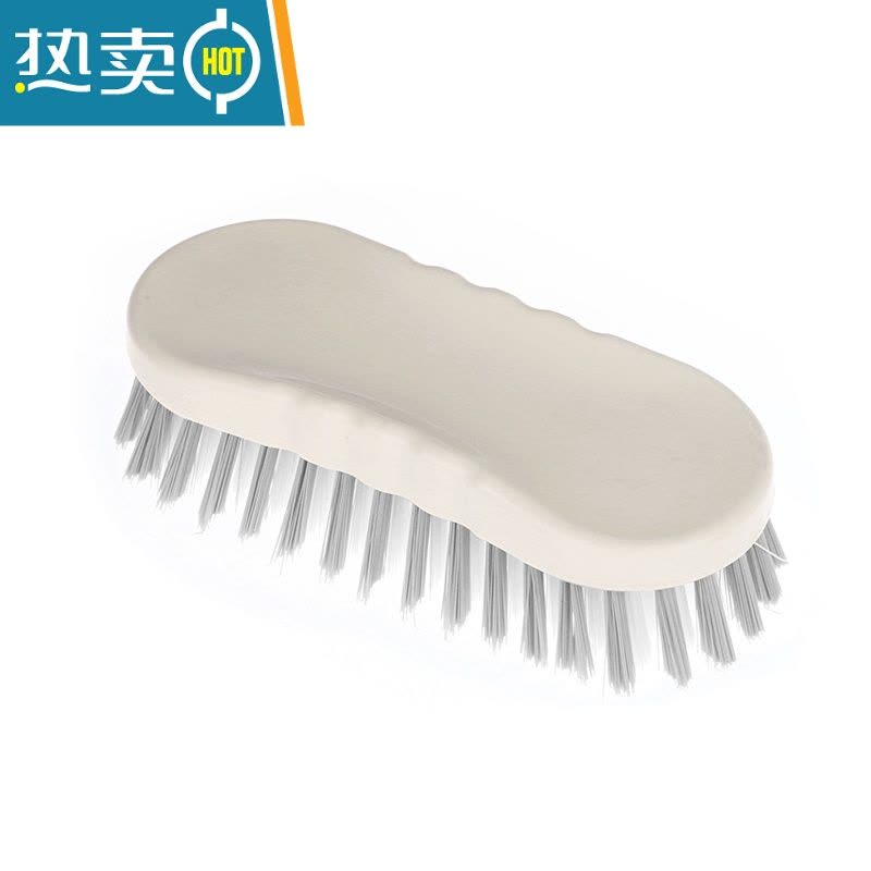 敬平刷子清洁鞋刷塑料毛刷硬毛家用洗衣服的板刷洗鞋刷洗衣刷 白色(小)图片