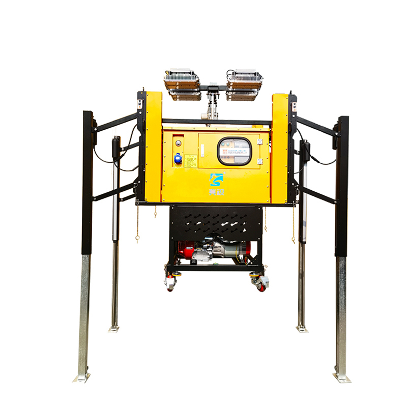 亮视 OH10 4*400W IP65 续航时间≥24h 220V 冷白 自动装卸式移动照明灯塔 黄色高清大图