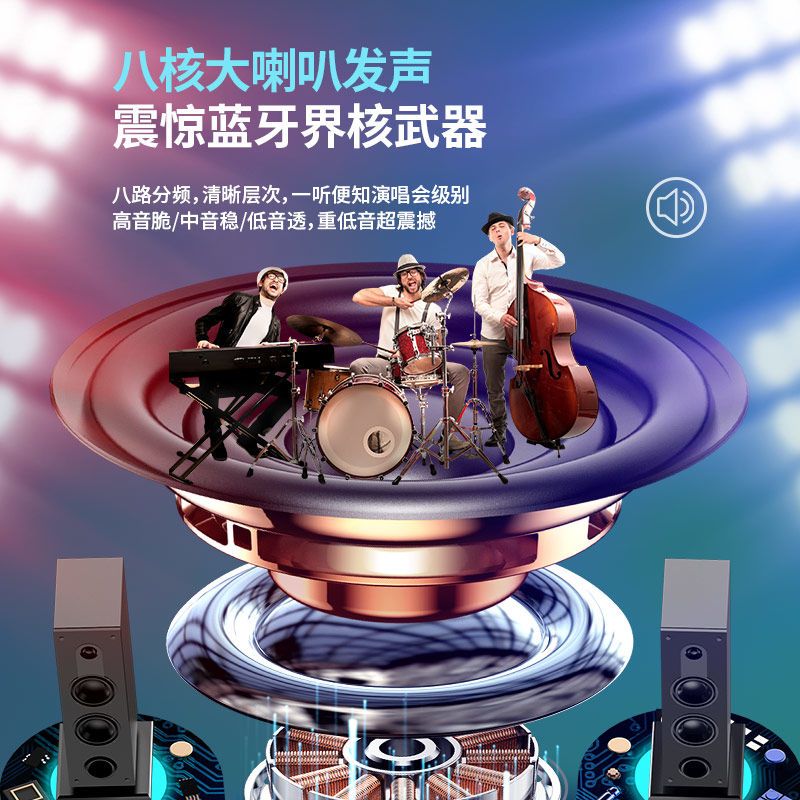 探索鲸 真无线蓝牙耳机 TWS双耳机迷你超小入耳塞头戴式运动华为OPPO苹果vivo通用 蓝牙5.1 智能LED数显