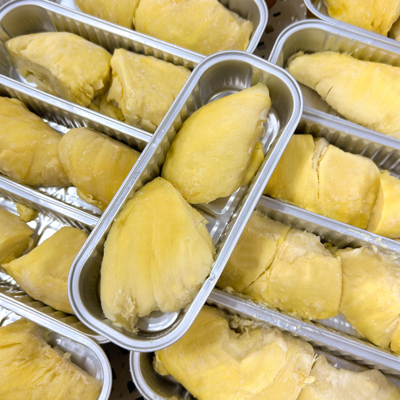 [鲜佰客]顺丰速运 泰国纯A烤榴莲肉 10盒 100g/盒 新鲜水果冷冻液氮金枕头榴莲冻肉