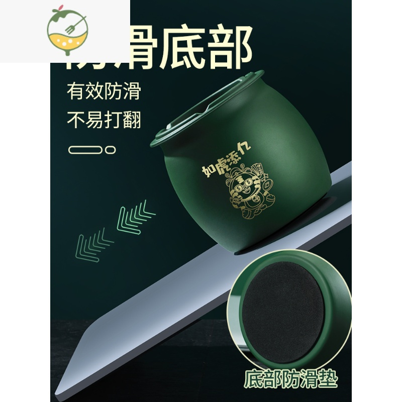 YICHENG烟灰缸家用客厅卧室防飞灰办公室高级感创意个性潮流防摔漏斗轻奢 升级款[绿]狮来运转+防滑垫