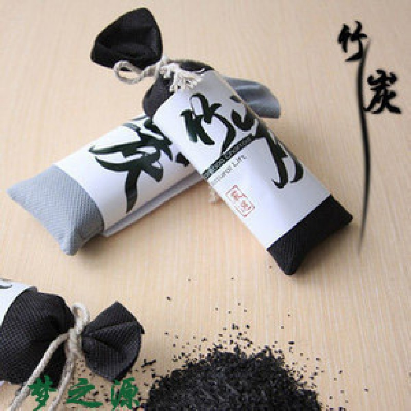 汽车用竹炭包活性炭足碳包车饰木炭车内除味除甲醛新车吸除异味去