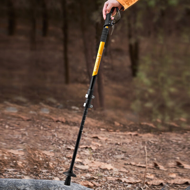 尚烤佳登山杖防滑减震易收纳携户外稳固支撑三节伸缩朗月款SKJ-635高清大图