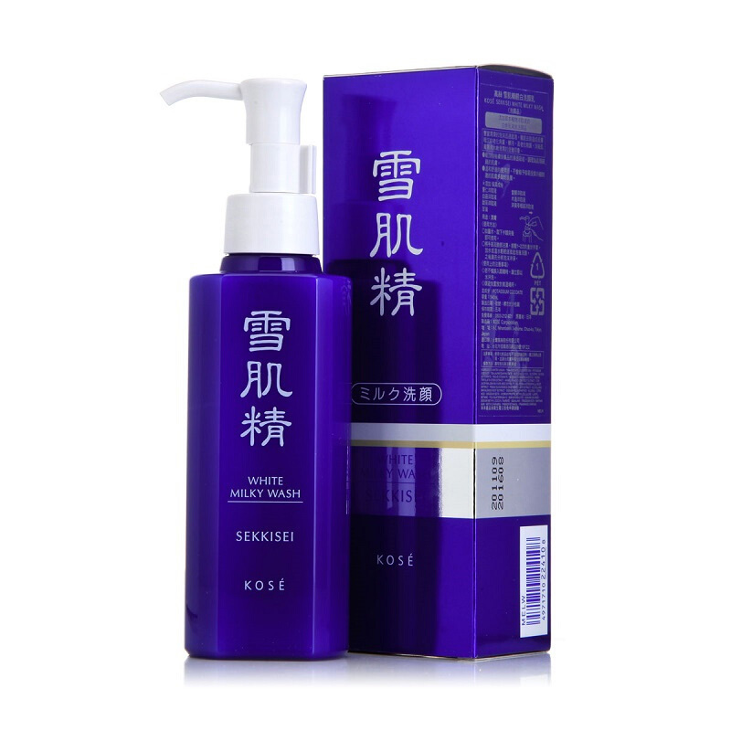 雪肌精(SEKKISEI)柔净洗颜乳140ml 日本洗面奶 精粹温和洁肤补水保湿洁面乳正品保证
