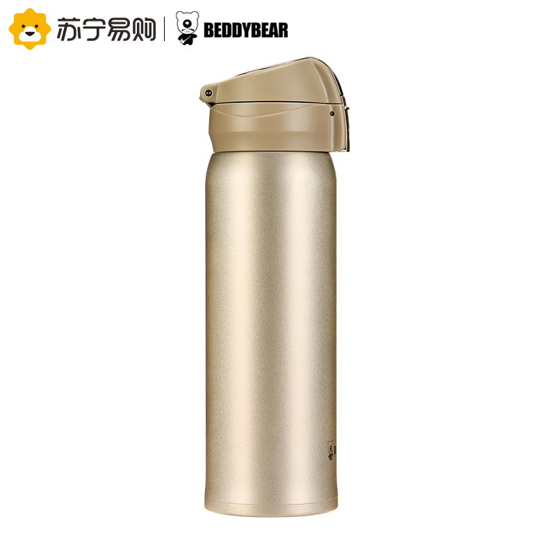 杯具熊(beddybear) 杯具熊商务保温杯男女士真空不锈钢直身杯子情侣焖烧水杯(电商金)