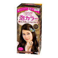 KAO花王Prettia染发剂 日本原装 黑发专用泡沫染发剂皇室巧克力棕色染发膏108g