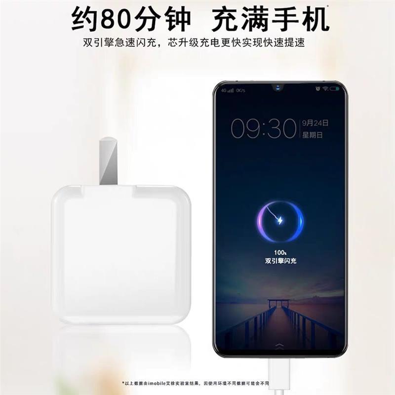 以驰适用VIVOS6充电器头原装vivo s6手机快充头18W闪充头5G充电头|[S6]闪充头+1条1米胶囊线
