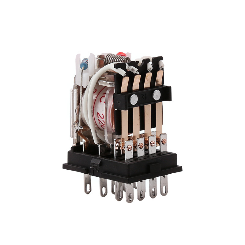 正泰(CHNT) 继电器 小型中间继电器JZX-22F(D)/4Z 插 AC220V 带灯 14脚