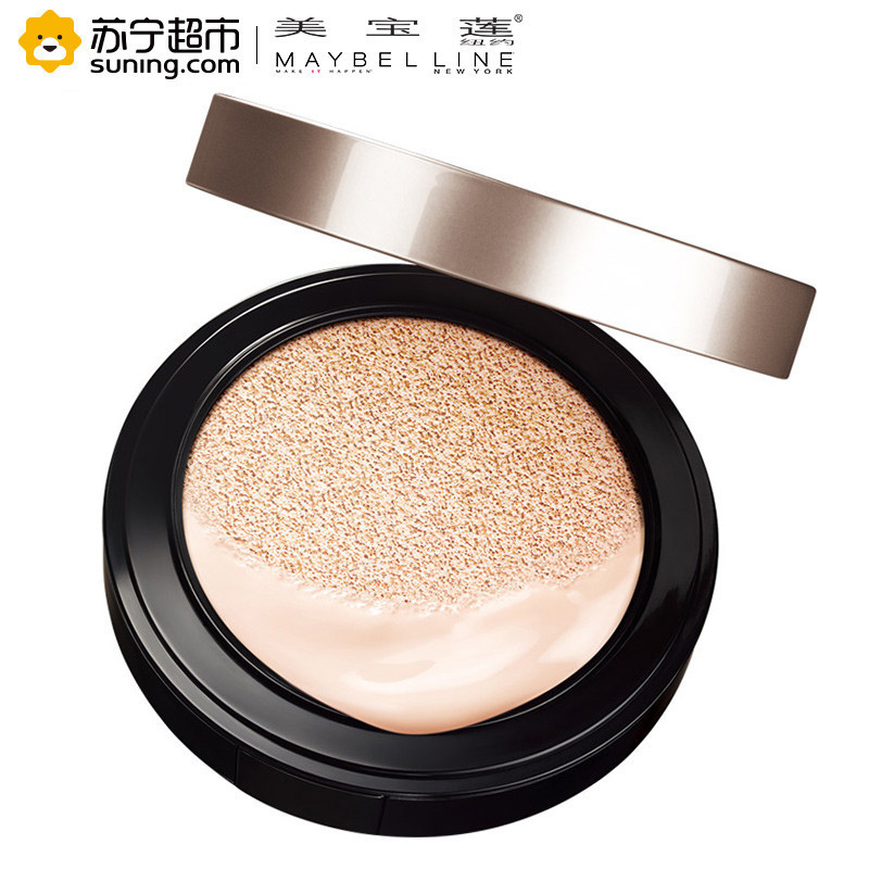 美宝莲(Maybelline)超然无瑕轻垫霜01亮肤色 14g 遮瑕;定妆 BB霜 CC霜