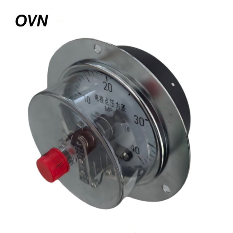 OVN 电接点压力表 YX-150轴向带边 块高清大图