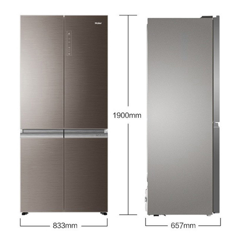 海尔(Haier)BCD-501WDGR 501升十字门冰箱一级能效变频彩晶自锁式干湿分储 TABT杀菌家用多门风冷无霜高清大图