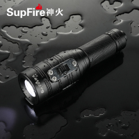 Supfire神火D3专业潜水强光手电筒防水IP68水下摄影聚光远射迷你