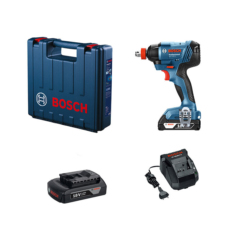 博世(BOSCH)GDX 180-LI 锂电冲击起子机/扳手 双电版(两块电池)