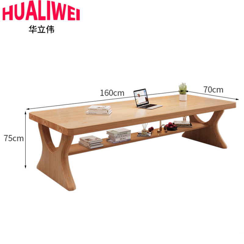 华立伟 木质长桌160cm 张