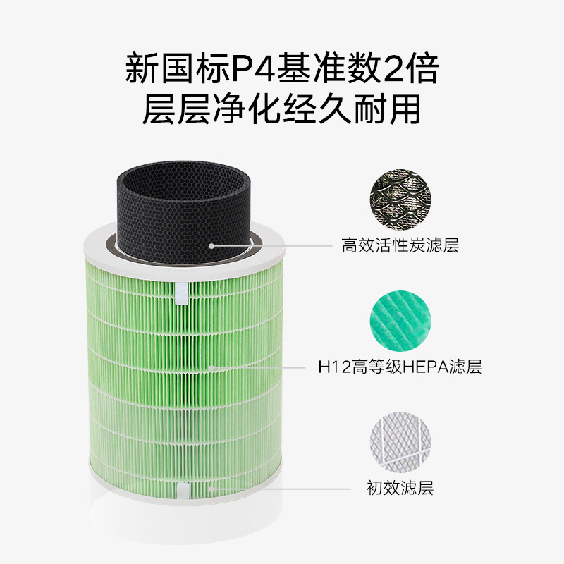 华为(HUAWEI) 720全效空气净化器C400 家用负离子除菌除甲醛智能除二手烟雾霾 白色 KJ400F-C400