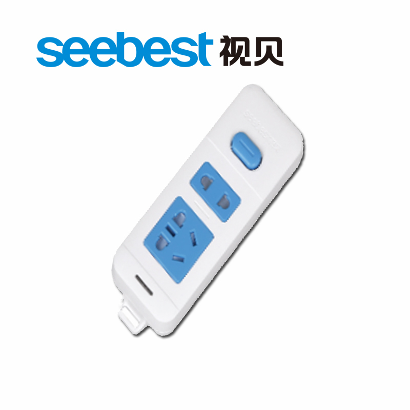 视贝(SEEBEST)A11三芯1.8m延长线插座高清大图