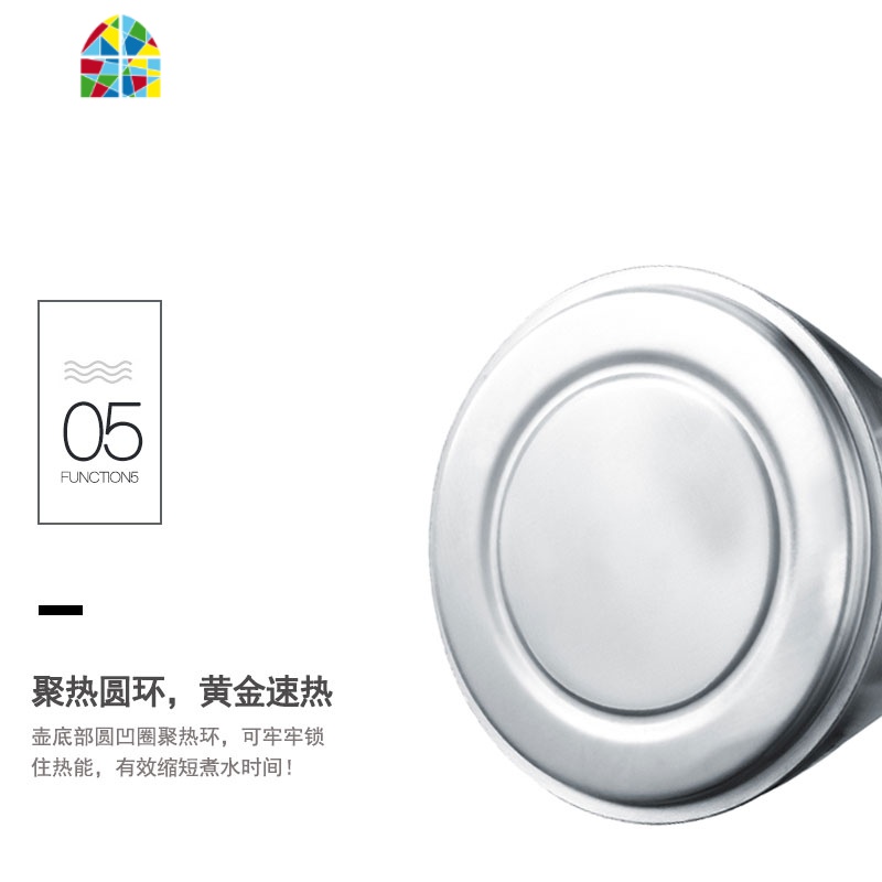 封后加厚304不锈钢烧水壶电磁炉专用平底大号明火单烧水壶泡茶 创典CD-295B[304]1.2L 1L(含)-2L(不高清大图