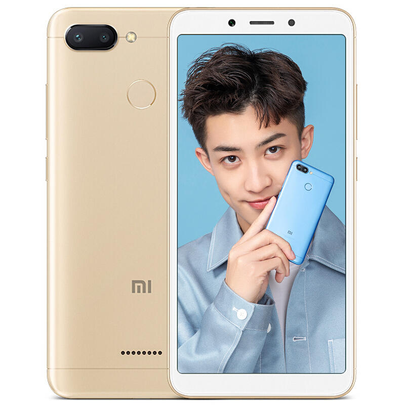 Xiaomi/小米 红米6 3GB+32GB 流沙金 移动联通电信4G全网通手机