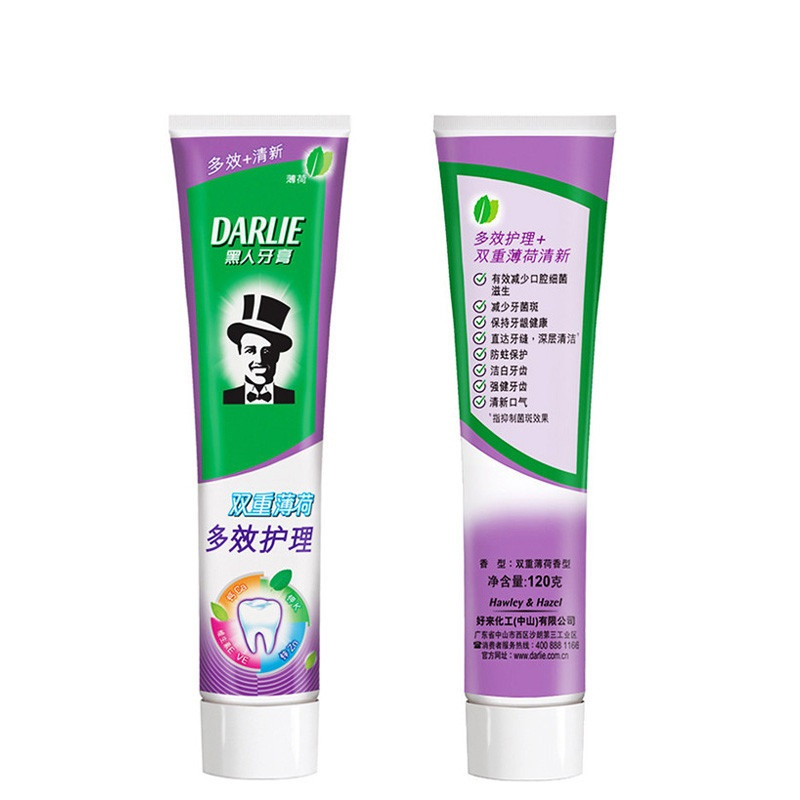 黑人(DARLIE)双重薄荷多效护理牙膏 120g