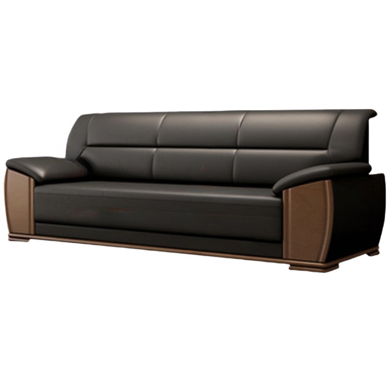 悦兴诚办公沙发三人位206*83*86cm张高清大图