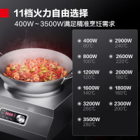 德玛仕DEMASHI 商用电磁炉 3500W大功率平面凹面电磁炉 台式多眼多头煲仔炉灶爆炒 一平一凹IH-TC-70A2