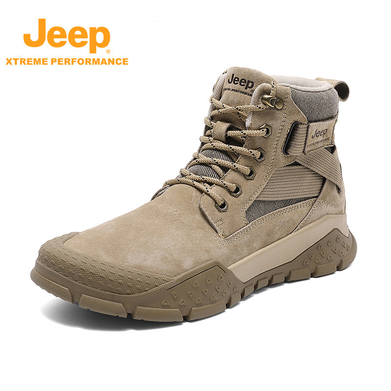 Jeep男式户外徒步靴P440911030 沙色 39码高清大图