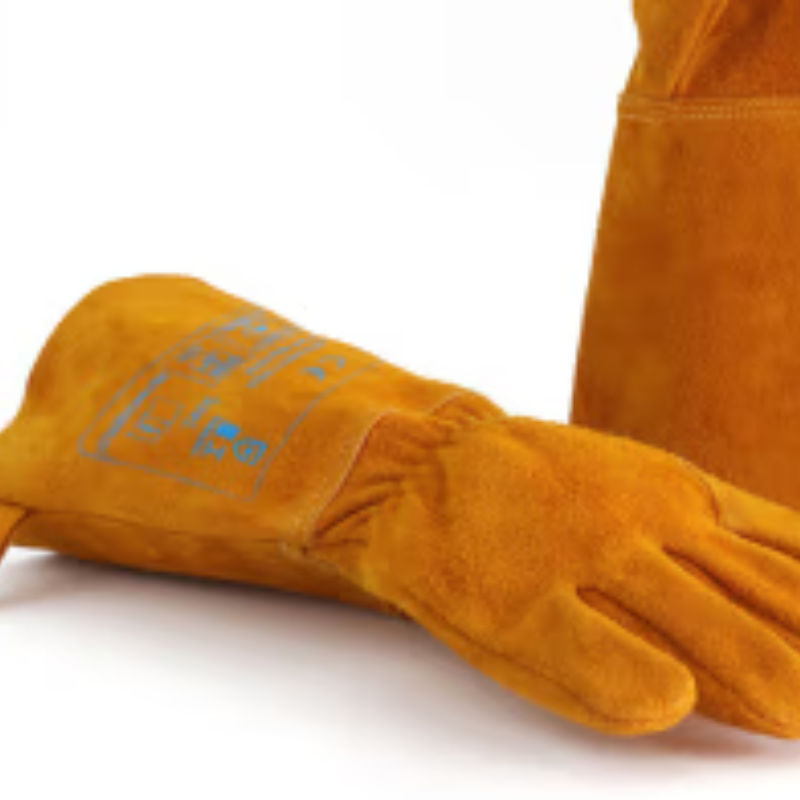 牛皮焊接手套 电焊手套高清大图