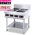 乐创（lecon）商用四眼煲仔炉 层架款电磁炉 LC-J-DC04
