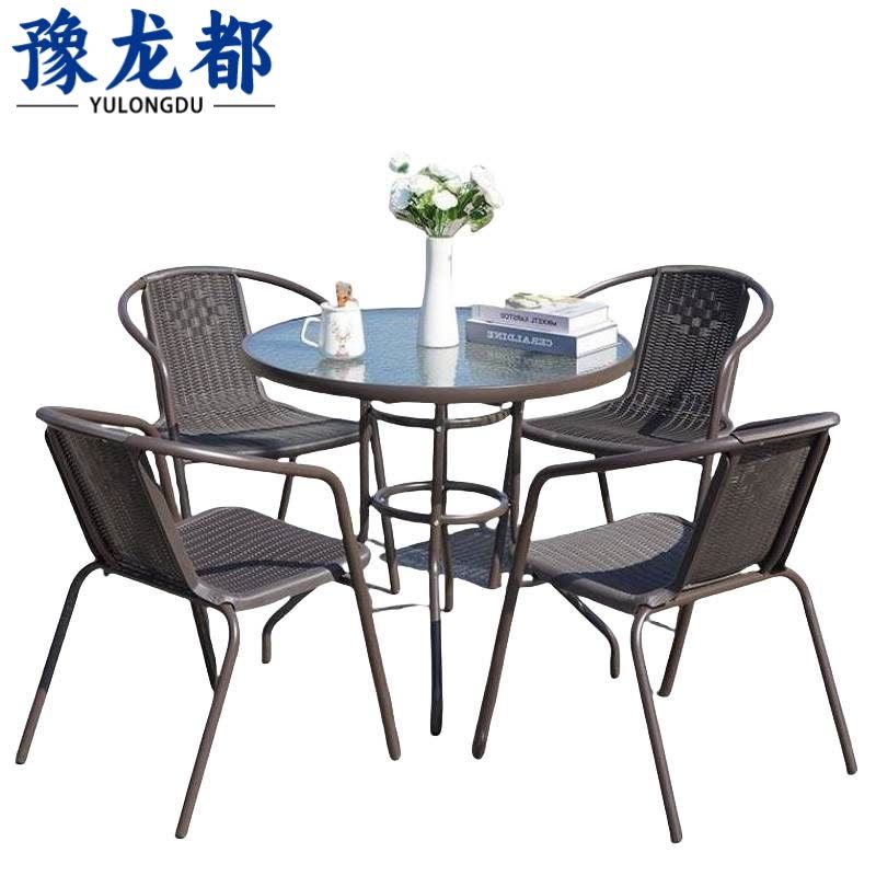豫龙都户外桌椅四椅套图片