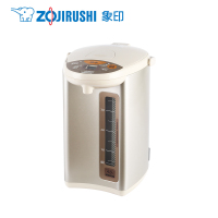 象印(ZO JIRUSHI)电热水壶家用办公电热水瓶不锈钢电水壶微电脑多功能烧水壶WDH40C 金属米色4L