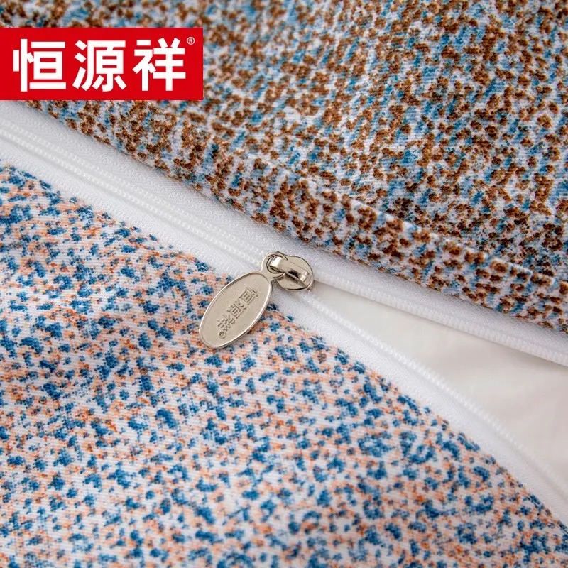 恒源祥TBK2020旅程全棉磨毛四件套200*230cm单位:套高清大图