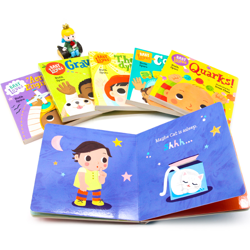 [正版图书]Baby Loves Science宝宝爱科学英文绘本婴幼儿英文读物 baby loves quarks c