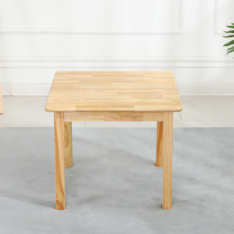 寻木匠幼儿园桌椅新西兰松桌子方桌实木小书桌玩具桌学习桌