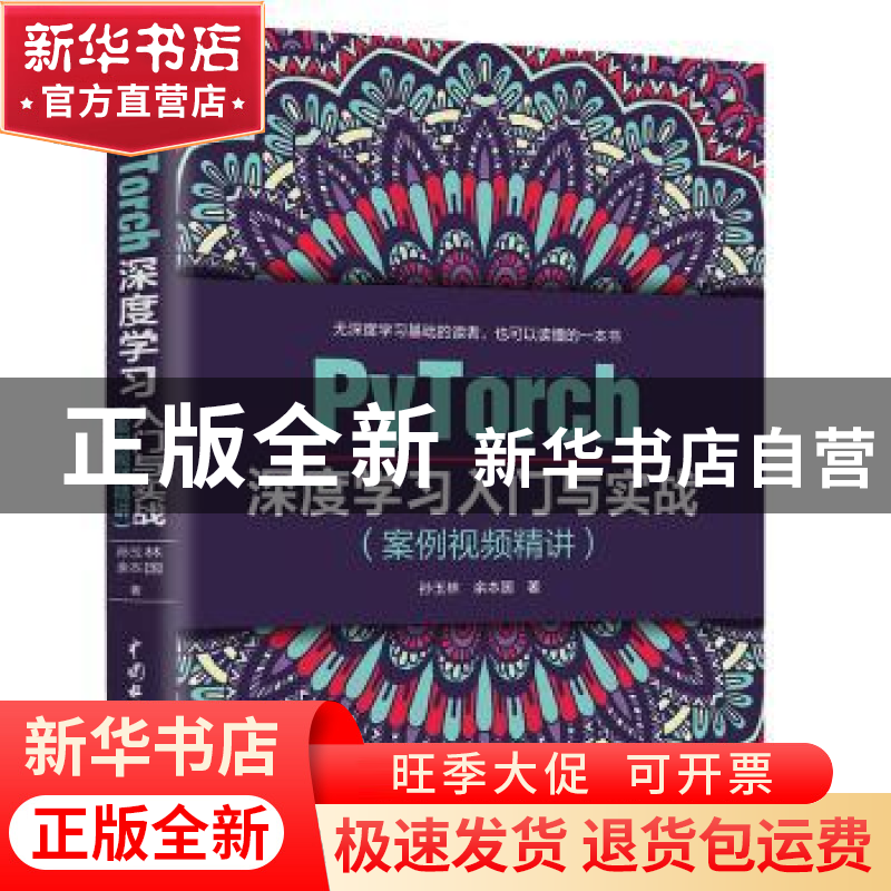 正版 PyTorch深度学习入门与实战:案例视频精讲 孙玉林//余本国