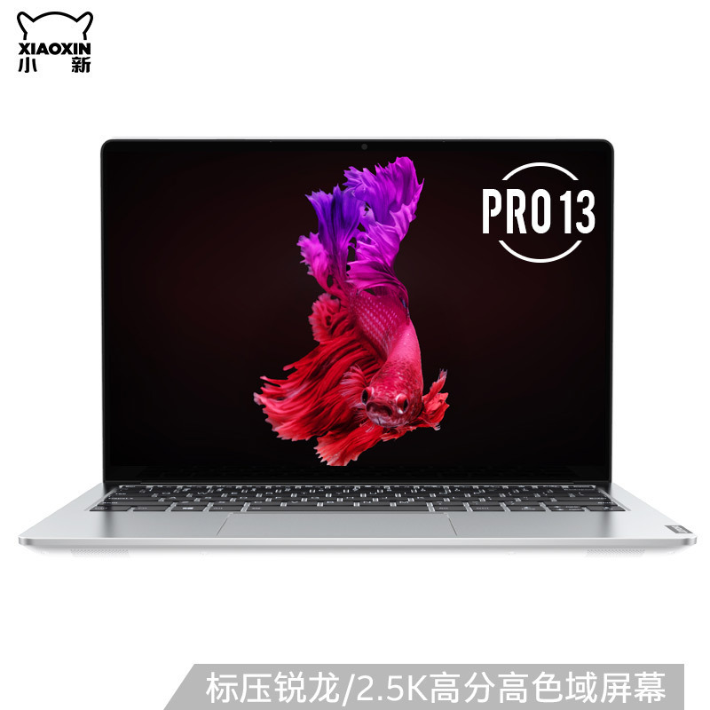 联想(Lenovo)小新Pro13 新品 13.3英寸全面屏超轻薄本笔记本电脑(R5-3550H 16G 512G 2.5K QHD高分屏 )银