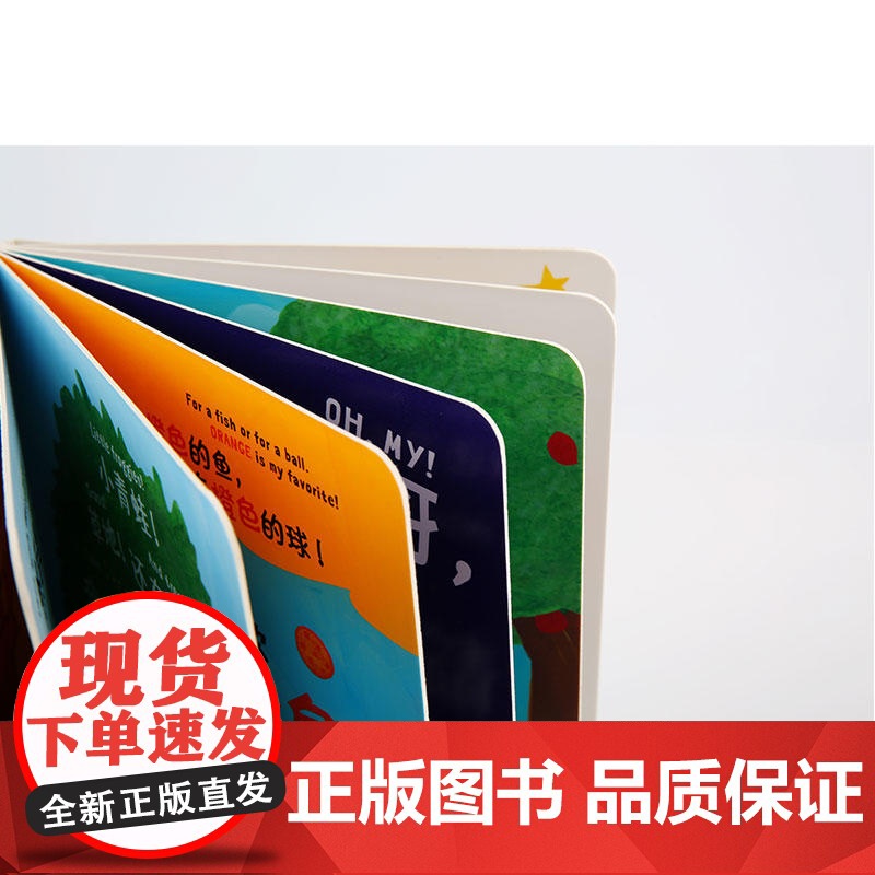 巴尼·萨尔茨堡创意认知绘本:红鸟,到处都是漂亮的颜色高清大图