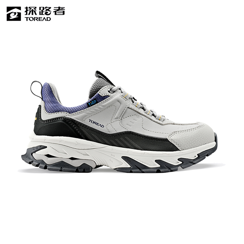 探路者 女式防水徒步鞋 TFAAAM92215/双高清大图
