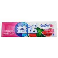 益达木糖醇无糖口香糖 清爽西瓜味270g(13.5g×20条) 整盒 休闲零食