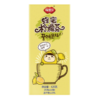 福事多蜂蜜柚子茶420g 便携小袋装冲饮泡水喝的韩式花水果茶饮料