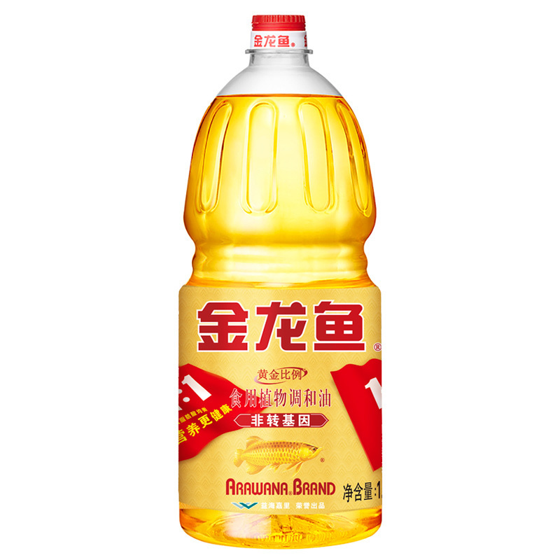 金龙鱼 黄金比例食用植物调和油 1.8L(非转)食用油