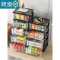 敬平零食收纳柜子抽屉式家用塑料客厅玩具储物整理箱多层夹缝隙置物架收纳箱
