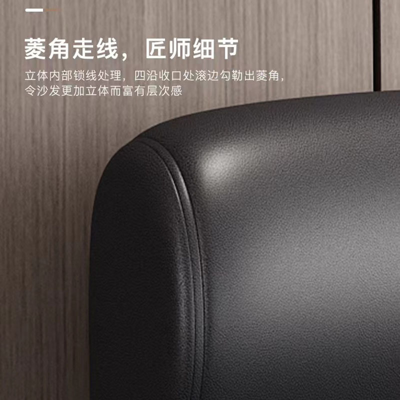 创世人 办公沙发商务休息区贵宾会客接待沙发西皮三人位