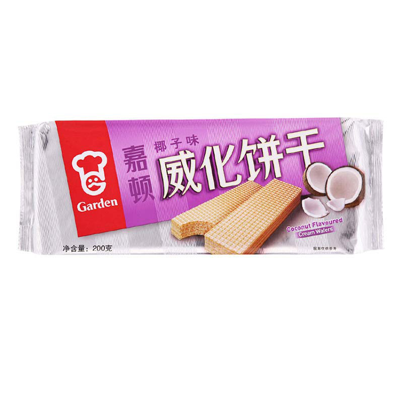 嘉顿 威化饼干(椰子味)200g/袋
