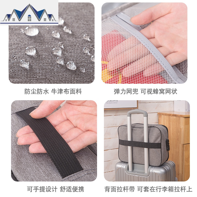 多功能家庭文件收纳包家用宝宝户口本包大容量多层护照包 三维工匠高清大图