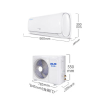 奥克斯(AUX) KFR-35GW/BpR3TYC2+3 大1.5匹 变频空调 冷暖两用 壁挂式空调挂机 自动清洗
