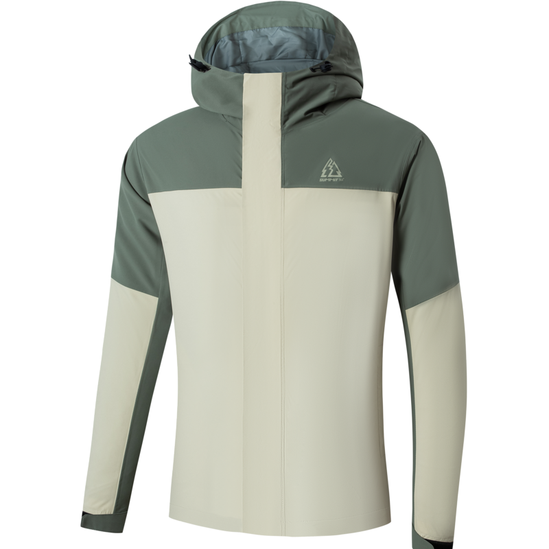 山河衣pro丨361°冲锋羽绒服男女同款冬季三合一运动羽绒服保暖外套 月桂叶灰绿/荧石绿 4XL